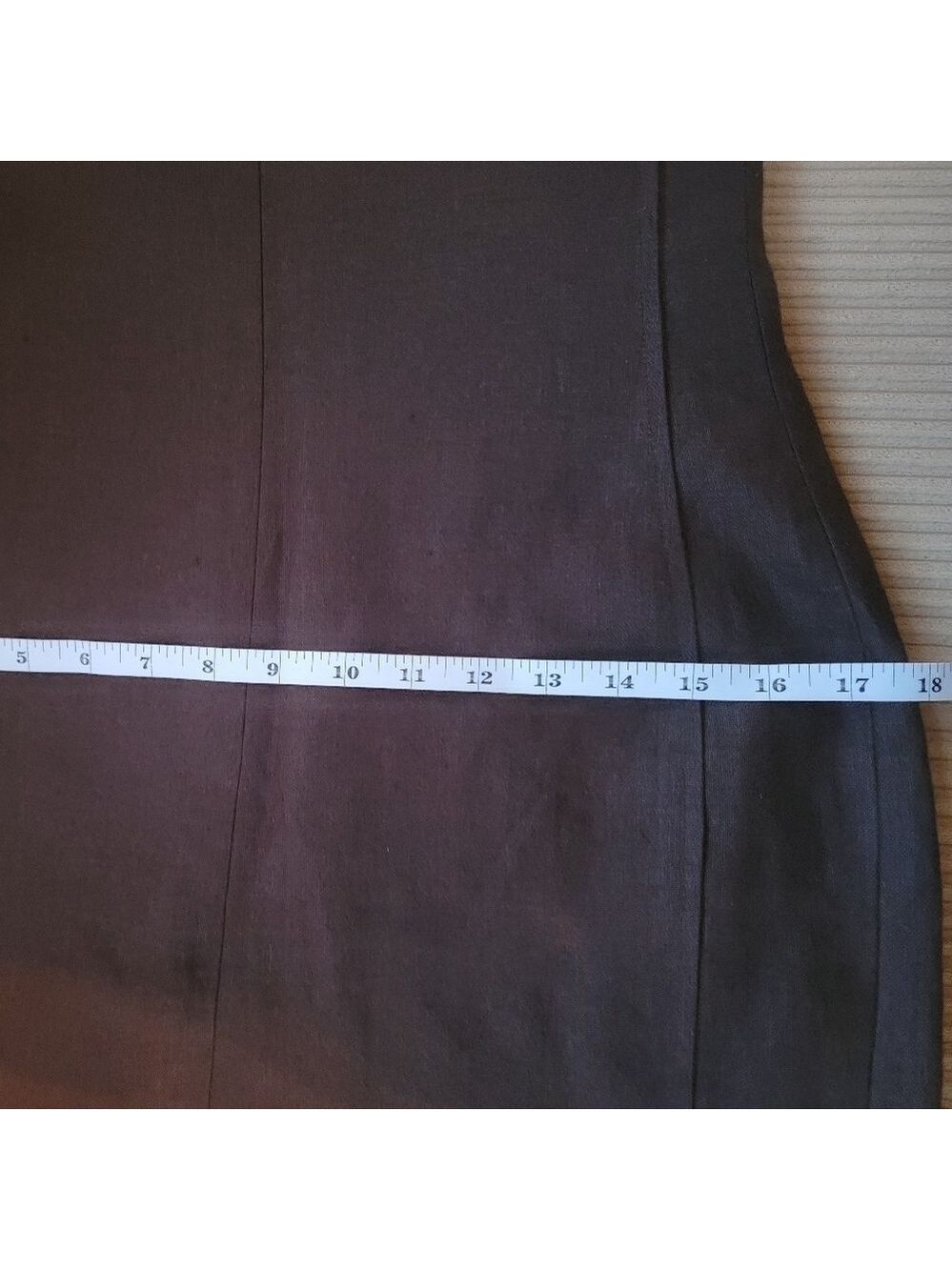 EUC Talbots Petites Chocolate Brown Sheath Dress Size 4/6P - Picture 9 of 11